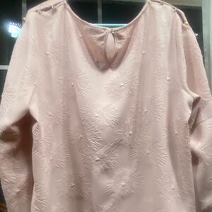 Liz Claiborne Blush Pink Top